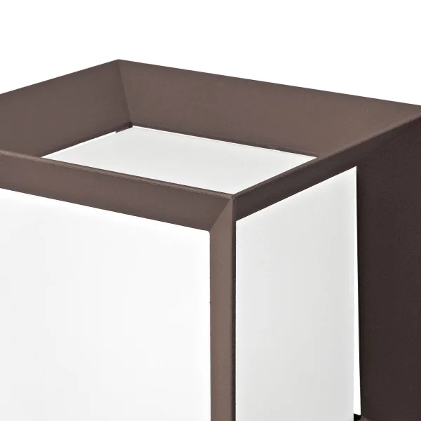 ESTERNO OVERWALL BUCA DI NEVE 22CM E27 MARRONE