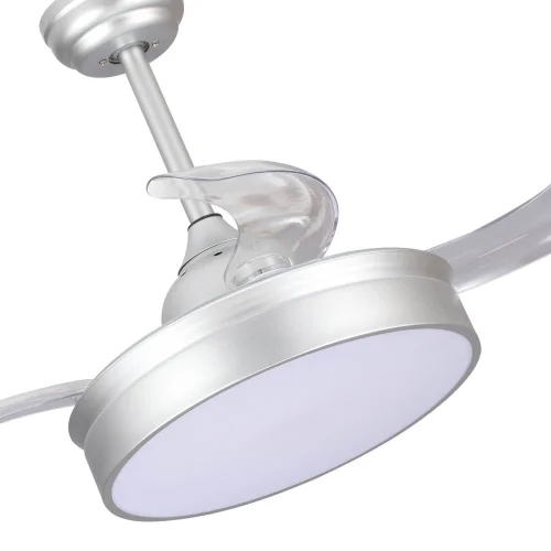 REGOLABILE PIEGHEVOLE ARGENTO RICHMOND LED VENTILATORE SOFFITTO