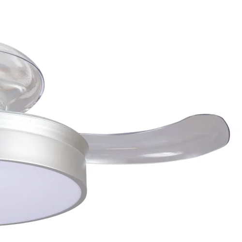 REGOLABILE PIEGHEVOLE ARGENTO RICHMOND LED VENTILATORE SOFFITTO
