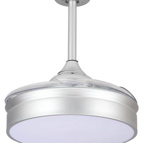 REGOLABILE PIEGHEVOLE ARGENTO RICHMOND LED VENTILATORE SOFFITTO