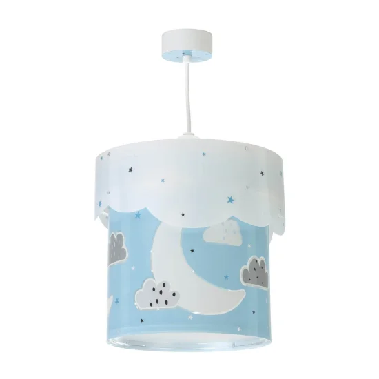 LUNA BLU E27 LAMPADA A SOSPENSIONE PER BAMBINI