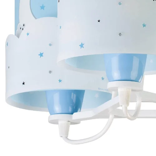 LAMPADA PER BAMBINI 3 LUCI LUNARI E27 BLU