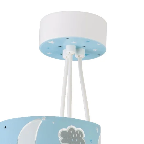 LAMPADA PER BAMBINI 3 LUCI LUNARI E27 BLU
