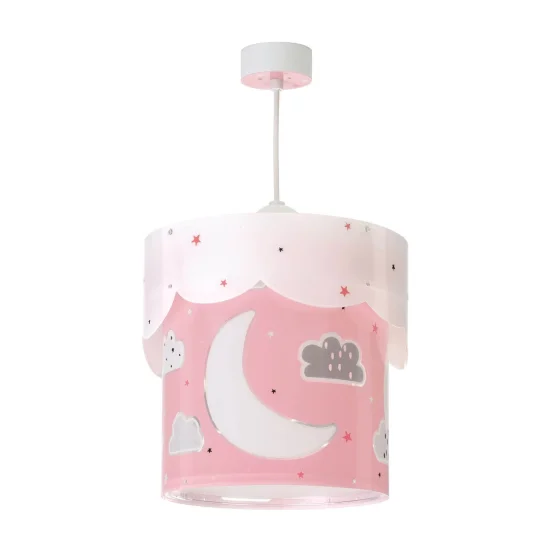 LUNA E27 ROSA LAMPADA A SOSPENSIONE PER BAMBINI 2