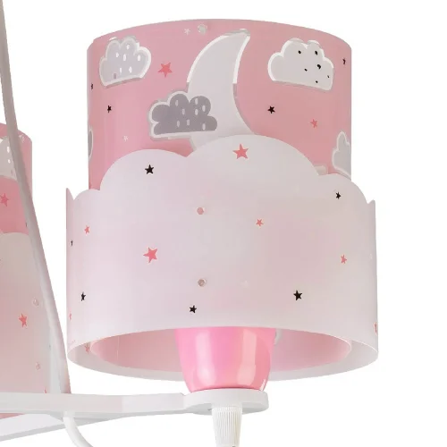 LAMPADA PER BAMBINI 3 LUCI LUNARI E27 ROSA