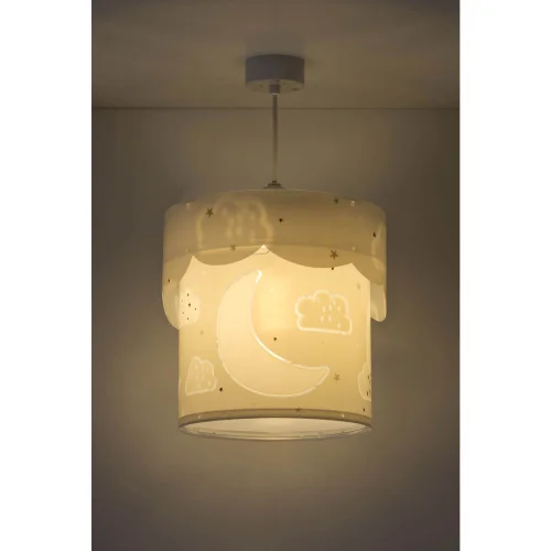 LAMPADA A SOSPENSIONE LUNA E27 GRIGIO