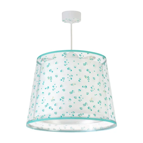 LAMPADA A SOSPENSIONE PER BAMBINI SOGNO FIORI E27 VERDE