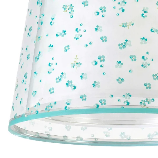 LAMPADA A SOSPENSIONE PER BAMBINI SOGNO FIORI E27 VERDE