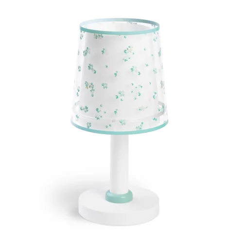 LAMPADA DA TAVOLO PER BAMBINI FIORI DA SOGNO E14 VERDE