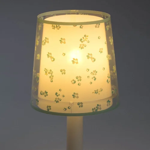 LAMPADA DA TAVOLO PER BAMBINI FIORI DA SOGNO E14 VERDE