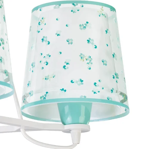 LAMPADA PER BAMBINI 3 LUCI SOGNO FIORI E27 VERDE