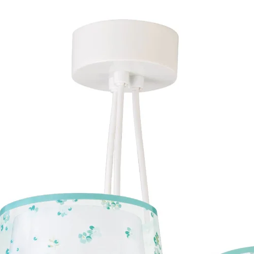 LAMPADA PER BAMBINI 3 LUCI SOGNO FIORI E27 VERDE