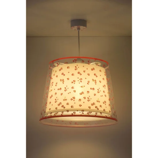 LAMPADA A SOSPENSIONE PER BAMBINI SOGNO FIORI E27 ROSA 2