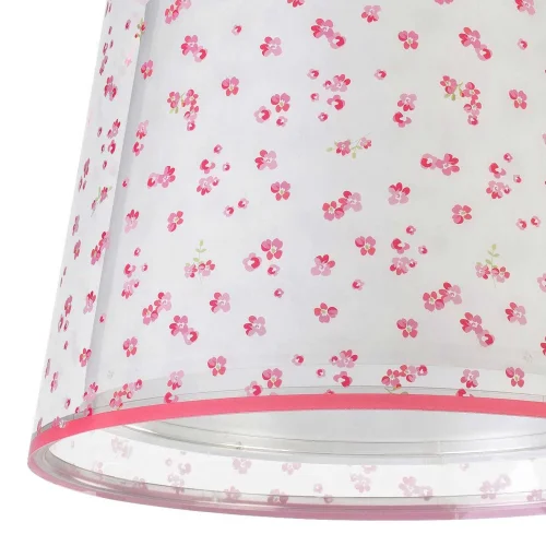 LAMPADA A SOSPENSIONE PER BAMBINI SOGNO FIORI E27 ROSA