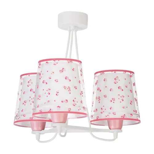 LAMPADA PER BAMBINI 3 LUCI SOGNO FIORI E27 ROSA