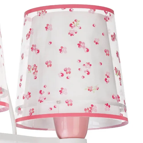 LAMPADA PER BAMBINI 3 LUCI SOGNO FIORI E27 ROSA