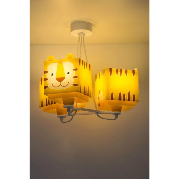 LAMPADA PER BAMBINI 3 PICCOLE LUCI TIGRE E27