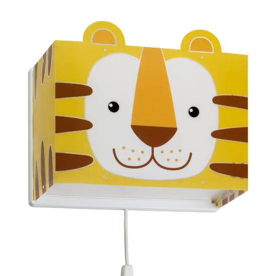 PICCOLA TIGRE E27 LAMPADA DA PARETE PER BAMBINI