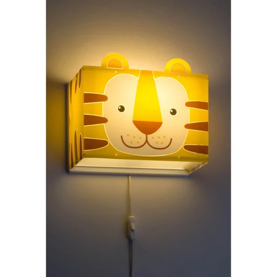 PICCOLA TIGRE E27 LAMPADA DA PARETE PER BAMBINI 2