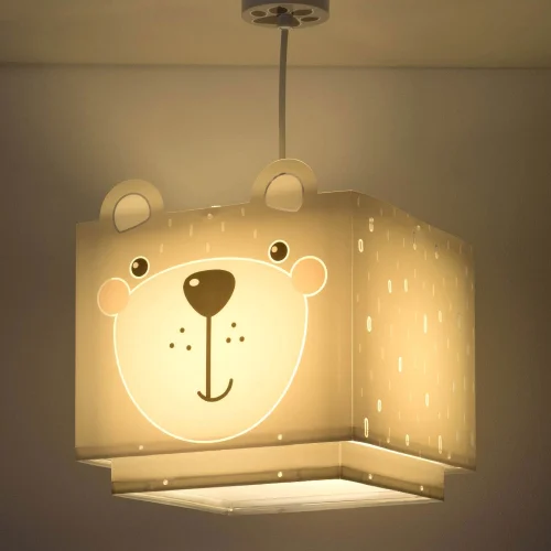 PICCOLO ORSACCHIOTTO E27 LAMPADA A SOSPENSIONE PER BAMBINI