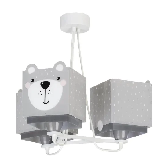 LAMPADA PER BAMBINI 3 LUCI PICCOLO ORSACCHIOTTO E27