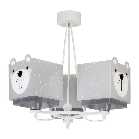 LAMPADA PER BAMBINI 3 LUCI PICCOLO ORSACCHIOTTO E27 2