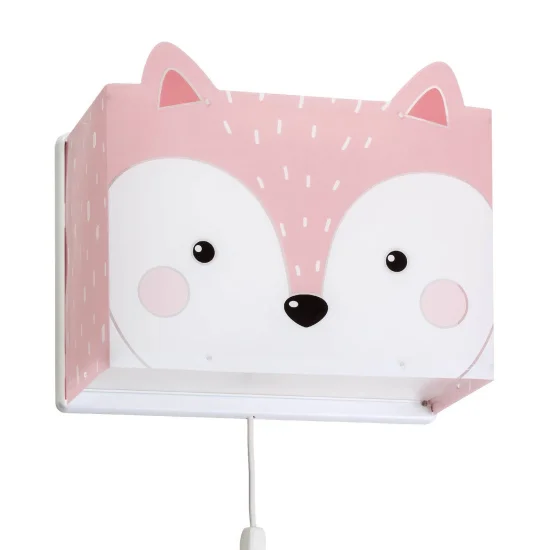 PICCOLA VOLPE E27 LAMPADA DA PARETE PER BAMBINI