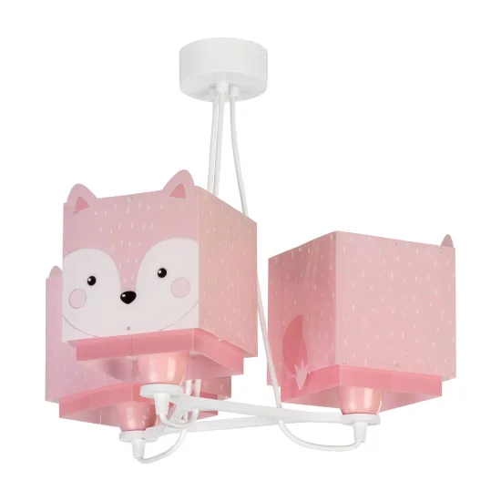LAMPADA PER BAMBINI 3 LUCI PICCOLA VOLPE E27