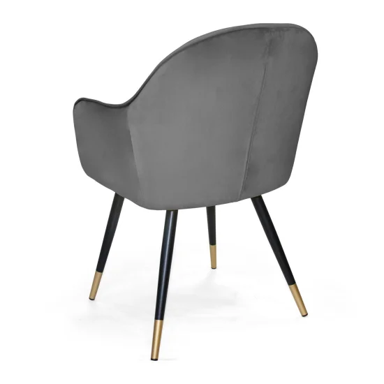 SILLÓN GRAYSON TERCIOPELO GRIS 2