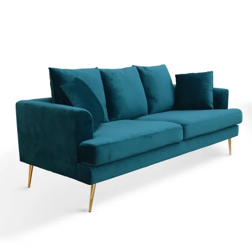 SKYLA DIVANO 3 QUADRATI TURCHESE