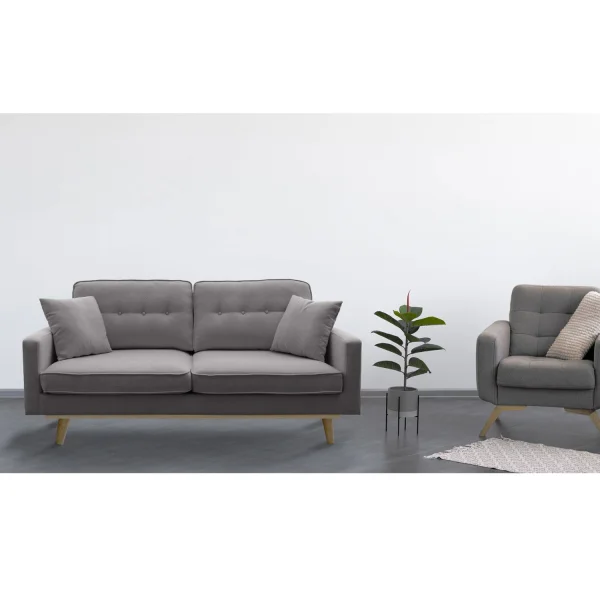 DIVANO LIZETH 3 QUADRATI ANTRACITE