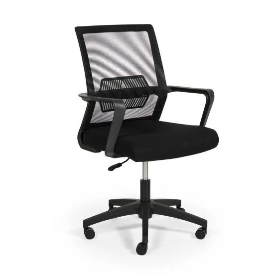 SEDIA DA UFFICIO SCOTT CON RUOTE NERE