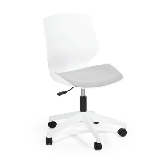 SEDIA DA UFFICIO LAWRENCE CON RUOTE BIANCHE