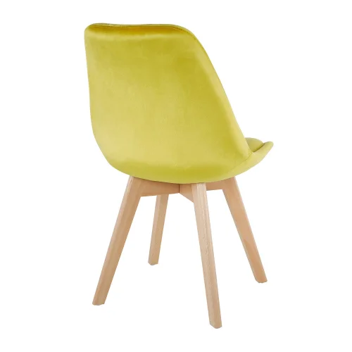 SEDIA TORRE SENAPE DI VELLUTO