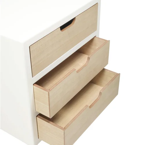 COMODINO 3 CASSETTI MALOKAI