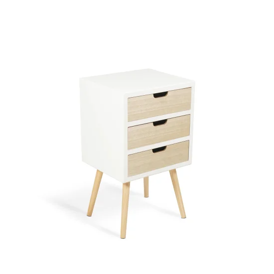 COMODINO 3 CASSETTI MALOKAI