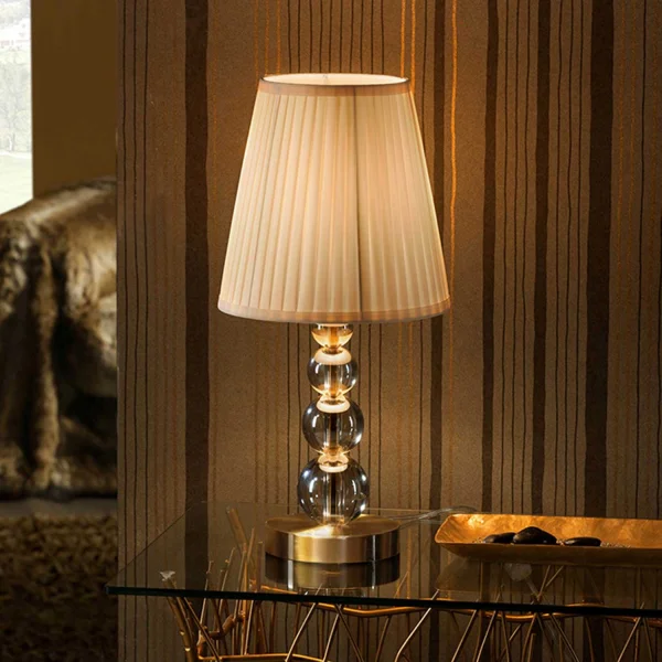 PICCOLA LAMPADA DA TAVOLO CHAMPAGNE