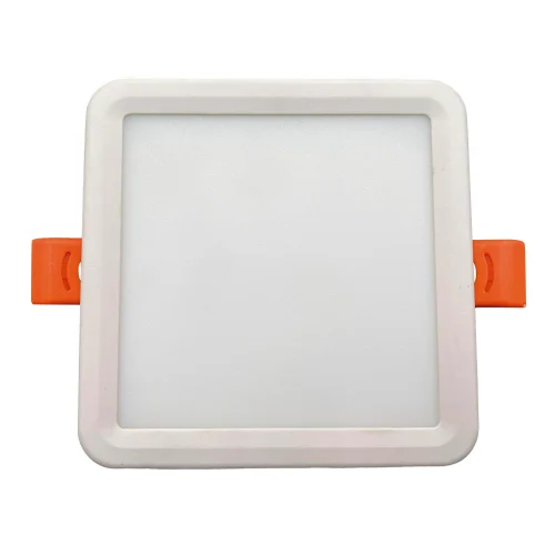 DOWNLIGHT LED CUADRADA 6W 4000K PINZA REGULABLE