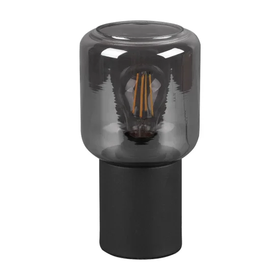 LAMPADA DA TAVOLO MORRIGAN METALLO NERO E27 2