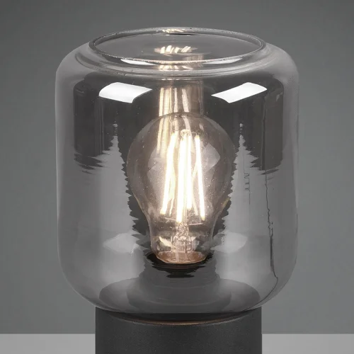 LAMPADA DA TAVOLO MORRIGAN METALLO NERO E27