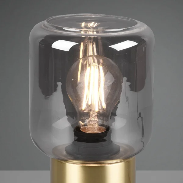 LÁMPARA DE MESA MORRIGAN METAL BRONCE MATE E27