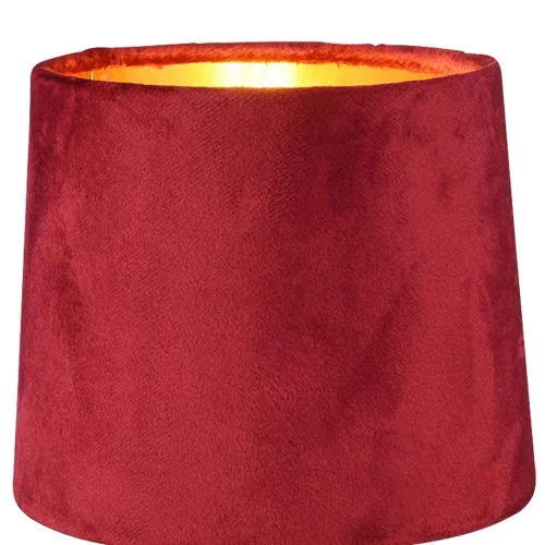 LAMPADA DA TAVOLO GAELA SCHERMO ROSSO IN CERAMICA E14