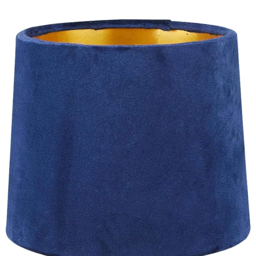 LAMPADA DA TAVOLO GAELA CERAMICA SCHERMO BLU E14