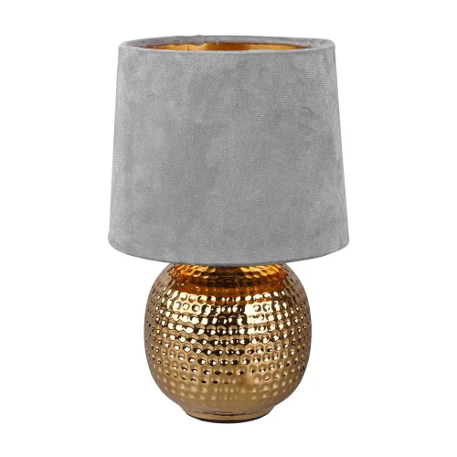 LAMPADA DA TAVOLO GAELA SCHERMO GRIGIO CERAMICA E14