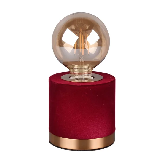 LAMPADA DA TAVOLO GANNICUS SAMT ROSSO E27 2