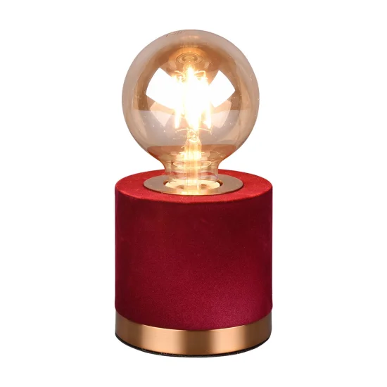 LAMPADA DA TAVOLO GANNICUS SAMT ROSSO E27