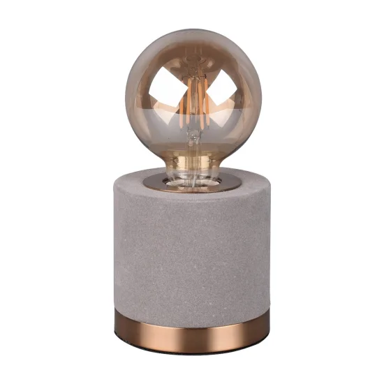 LAMPADA DA TAVOLO GANNICUS SAMT GRIGIO E27 2