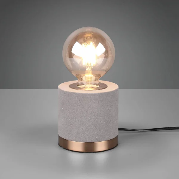 LAMPADA DA TAVOLO GANNICUS SAMT GRIGIO E27