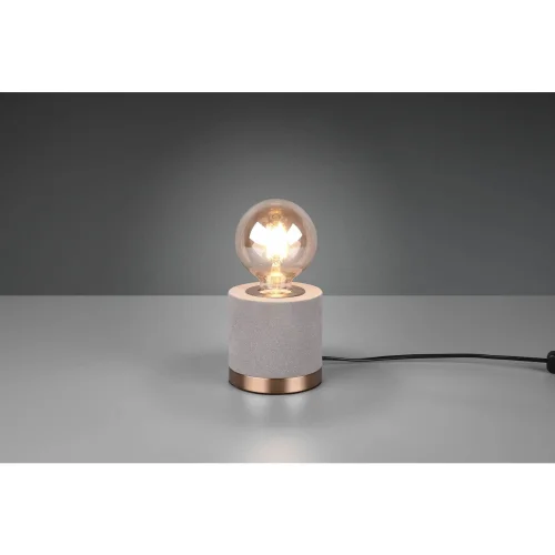 LAMPADA DA TAVOLO GANNICUS SAMT GRIGIO E27