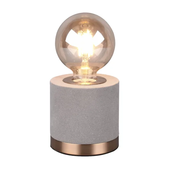 LAMPADA DA TAVOLO GANNICUS SAMT GRIGIO E27